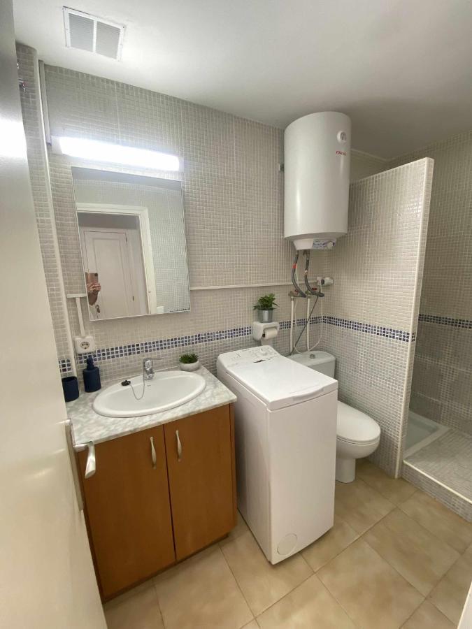 Apartamento Bajo Con Piscina Macarella Cala'N Blanes  Luaran gambar