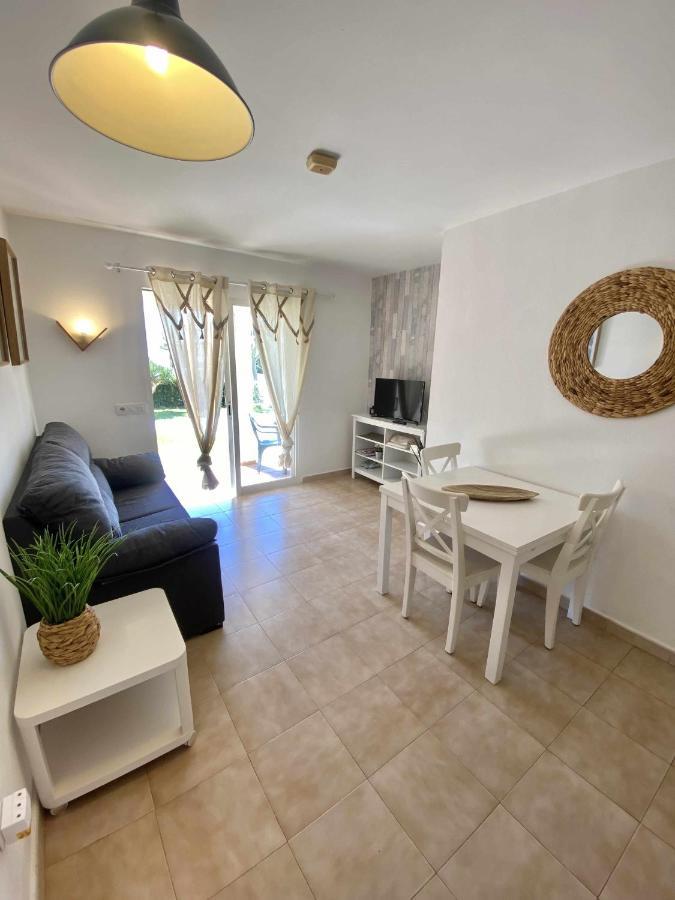 Apartamento Bajo Con Piscina Macarella Cala'N Blanes  Luaran gambar