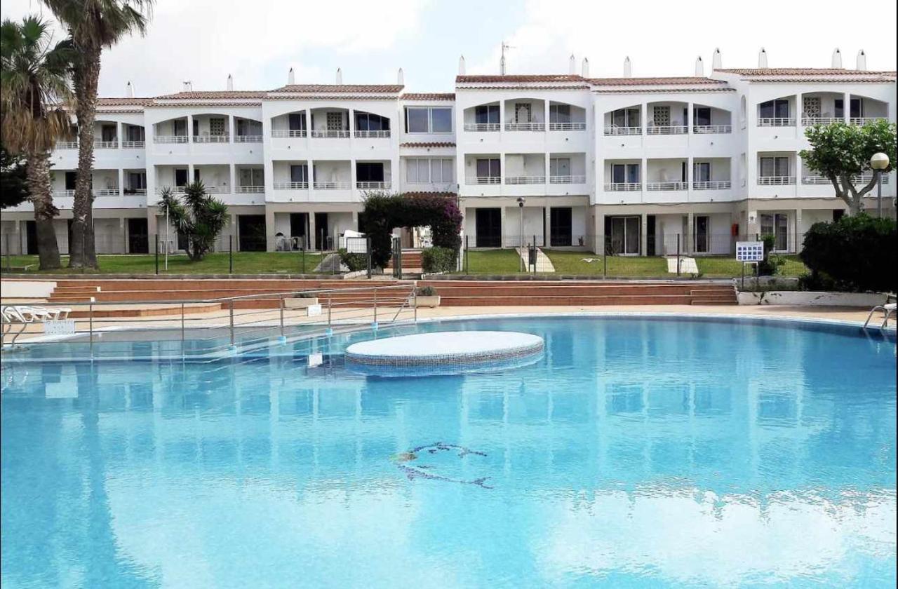 Apartamento Bajo Con Piscina Macarella Cala'N Blanes  Luaran gambar